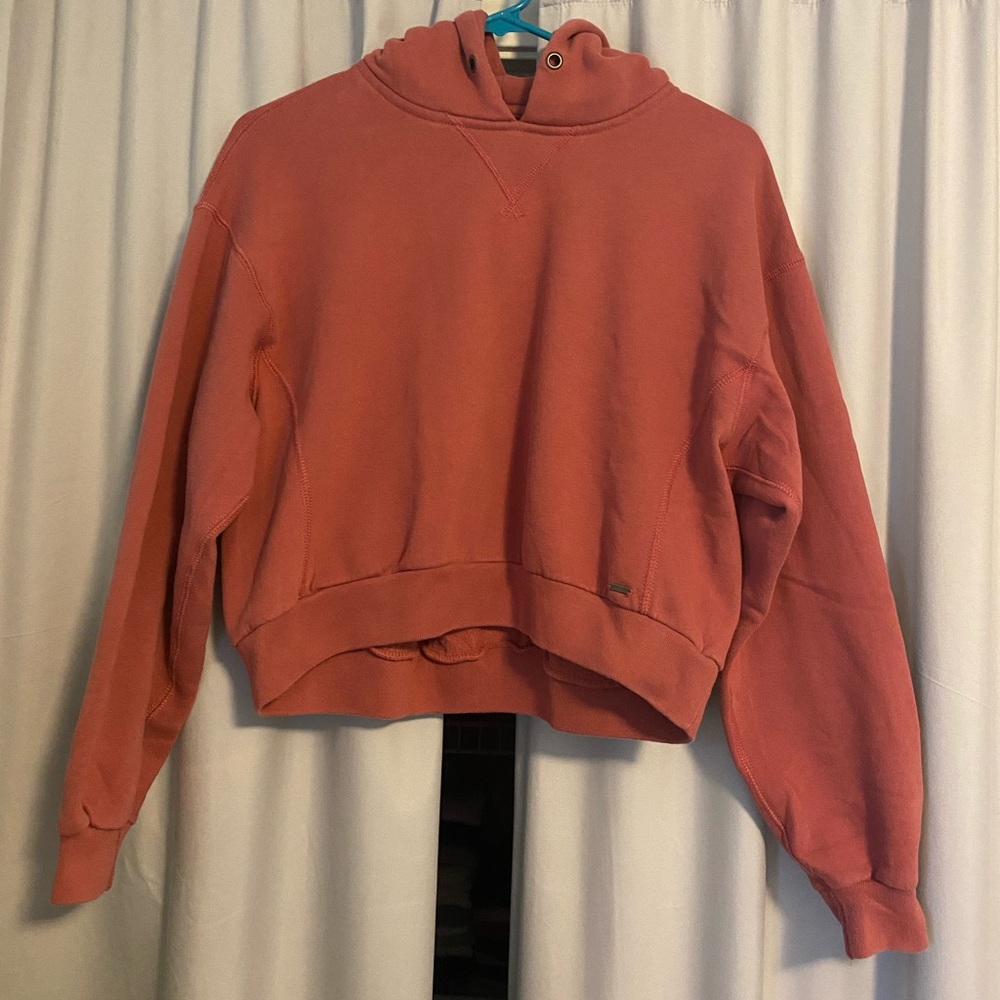 Abercrombie & Fitch crop fleece hoodie